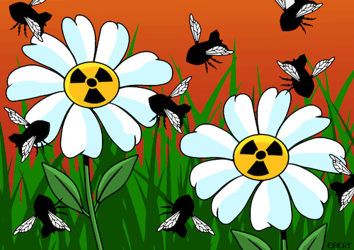 Cartoon: Nuclear pollen (medium) by Enrico Bertuccioli tagged atomic,nuclear,atomicbomb,nuclearbomb,atomicweapons,nuclearweapons,atomicwar,nuclearwar,armageddon,annihilation,usa,iran,unitedstates,usairanwar,political,politicalcartoon,politicalcartoons,editorialcartoon,editorialcartoons,atomic,nuclear,atomicbomb,nuclearbomb,atomicweapons,nuclearweapons,atomicwar,nuclearwar,armageddon,annihilation,usa,iran,unitedstates,usairanwar,political,politicalcartoon,politicalcartoons,editorialcartoon,editorialcartoons