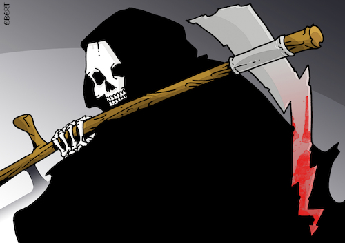 Stock markets Grim Reaper
