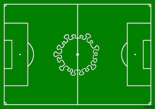 UEFA Euro 2021 football field UEFA Euro 2021 football field