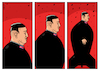 Cartoon: Kim Bomb Un (small) by Enrico Bertuccioli tagged kimjongun,northkorea,war,military,resolutions,weapons,nuclearweapons,munitions,worldwar,authoritarianism,dictatorship,technology,power,atomicbomb,atomicwar,bomb,political,politicalcartoon,editorialcartoon