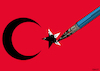 Cartoon: LeMan cartoonists arrested (small) by Enrico Bertuccioli tagged turkey,leman,satire,politicalsatire,religiousextremism,journalists,cartoons,cartoonists,politicalcartoonist,politicalcartoons,prophet,mohammed,moses,islam,islamism,offense,political,politicalcartoon,editorialcartoon