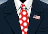 Cartoon: New POTUS tie (small) by Enrico Bertuccioli tagged trump,potus,government,president,usa,gop,republican,elections,virus,covid19,flu,influence,disease,political,policy,leadership,global,world,rally,health,safety,medicine