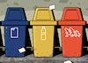 Cartoon: Trash bins (small) by Enrico Bertuccioli tagged politicalcartoon editorialcartoon immigration refugees discrimination migrants europe global intolerance racism money business trash worldrefugeeday migrantspolicy refugeepolicy finance europeanunion