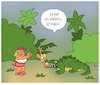 Cartoon: Crocodile Dumbie (small) by Tim Posern tagged urwald,krokodil,tourismus