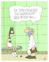 Cartoon: Patient Null (small) by Tim Posern tagged corona,medizin,forschung,superheld