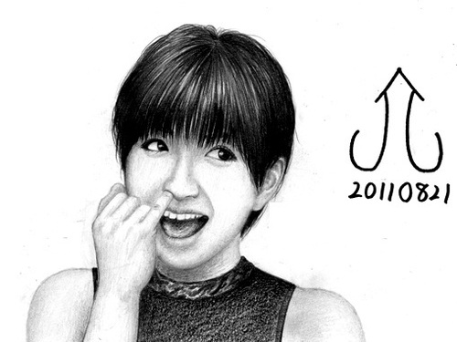 Cartoon: Shinoda Manko  AKB48 (medium) by Teruo Arima tagged japanese,japan,girl,female,chinko,manko,singer
