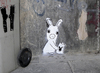 Cartoon: Conejo-Madrid (small) by ANTRUEJO-ENCONTRADO tagged conejo,rabbit,playboy,antruejo,street,art,arte,urbano,calle