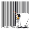Cartoon: Vincenzina Codice barre (small) by Giuseppe Scapigliati tagged strip