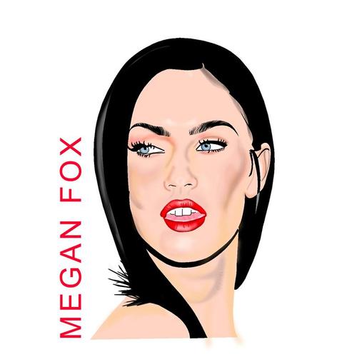 Cartoon: megan fox (medium) by caminante tagged fox,megan