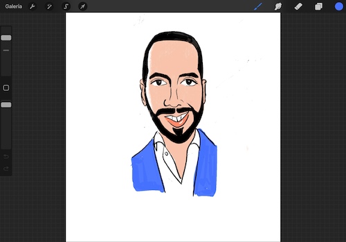 Cartoon: Nayib Bukele (medium) by caminante tagged president,cool,el,salvador,politico