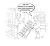 Cartoon: Oval-Office-Lieferanteneingang (small) by Thomas Bayer tagged donald,trump,oval,office,usa,weigerung,amtsübergabe,unterschriften,permanentmarker