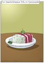 Cartoon: Tofu im Speckmantel (small) by Olaf Biester tagged tofu