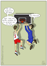 Cartoon: Wo ist der Ball? (small) by Olaf Biester tagged ball,baskeball