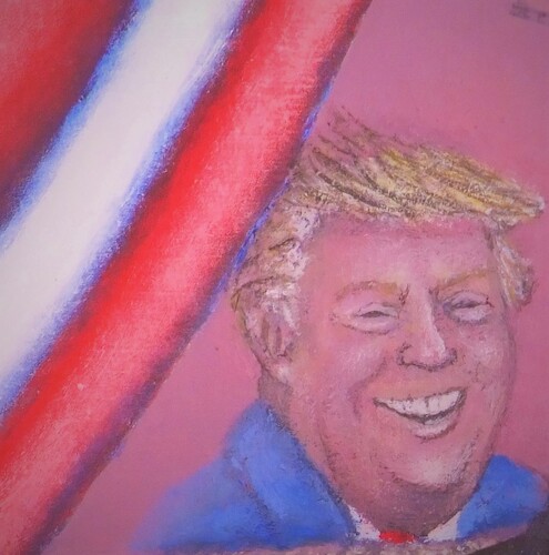 Cartoon: Donald Trump (medium) by Cassou tagged donald,trump,president,usa