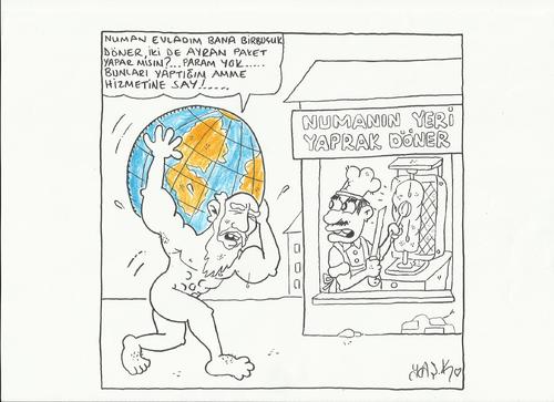 Cartoon: atlas (medium) by yasar kemal turan tagged atlas