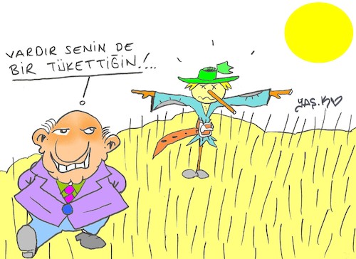 Cartoon: austerity (medium) by yasar kemal turan tagged austerity