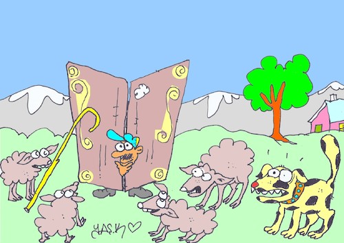 Cartoon: awesome show (medium) by yasar kemal turan tagged awesome,show