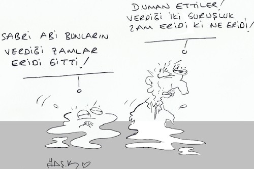 Cartoon: bad economy (medium) by yasar kemal turan tagged bad,economy