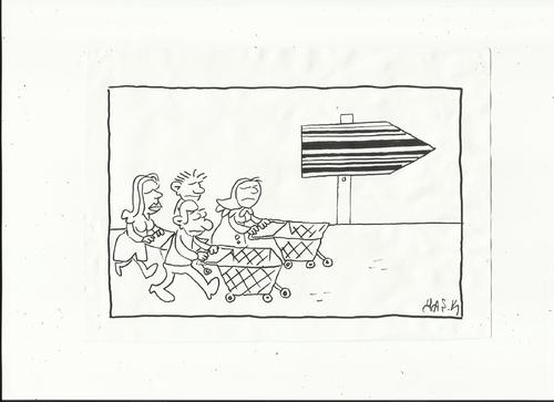 Cartoon: bar code (medium) by yasar kemal turan tagged code,bar