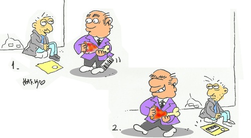 Cartoon: barcode (medium) by yasar kemal turan tagged barcode