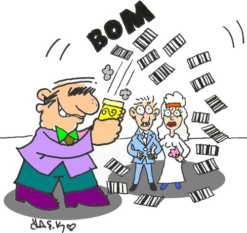 Cartoon: barcode (medium) by yasar kemal turan tagged barcode