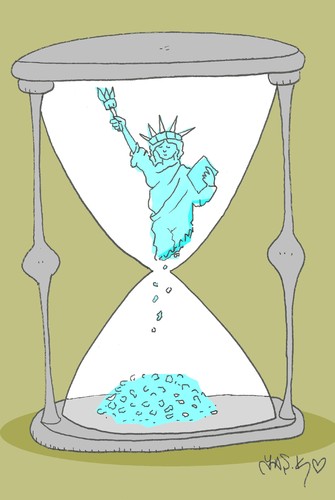 Cartoon: beginning of the End (medium) by yasar kemal turan tagged beginning,of,the,end