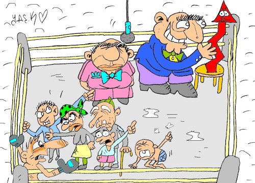 Cartoon: big match (medium) by yasar kemal turan tagged big,match