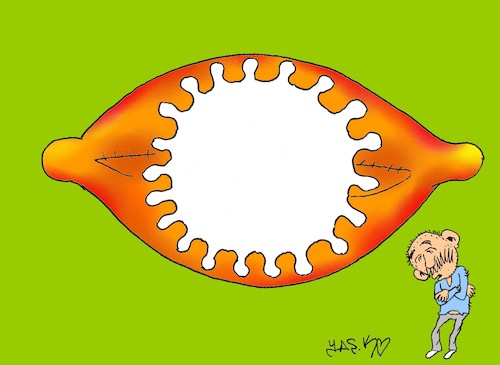 Cartoon: bread decreased (medium) by yasar kemal turan tagged bread,decreased