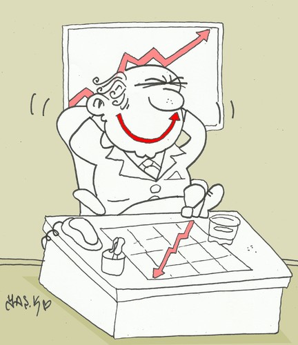 Cartoon: cause of happiness (medium) by yasar kemal turan tagged cause,of,happiness