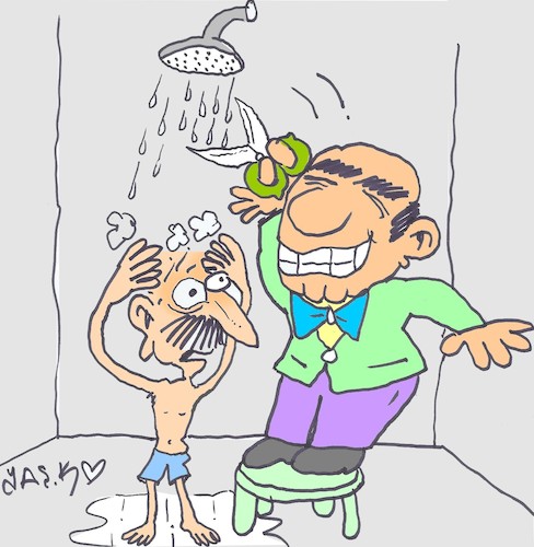 Cartoon: cut (medium) by yasar kemal turan tagged cut