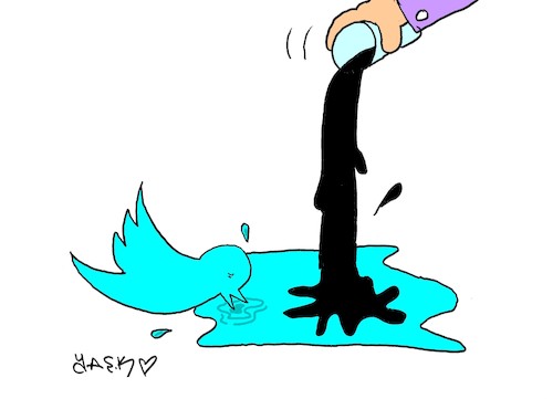 Cartoon: dangerous step (medium) by yasar kemal turan tagged dangerous,step