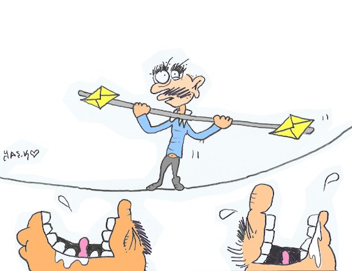 Cartoon: deadbeat (medium) by yasar kemal turan tagged deadbeat