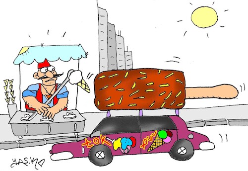 Cartoon: deadly competition (medium) by yasar kemal turan tagged deadly,competition