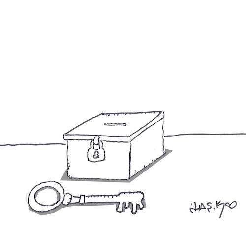 Cartoon: difficult process (medium) by yasar kemal turan tagged difficult,process