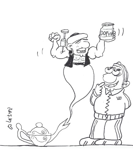 Cartoon: doping (medium) by yasar kemal turan tagged doping
