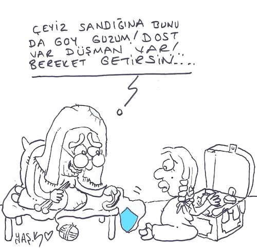 Cartoon: dowry (medium) by yasar kemal turan tagged dowry