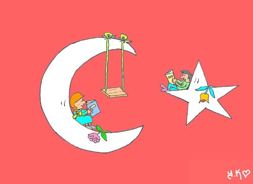 Cartoon: earnings (medium) by yasar kemal turan tagged earnings