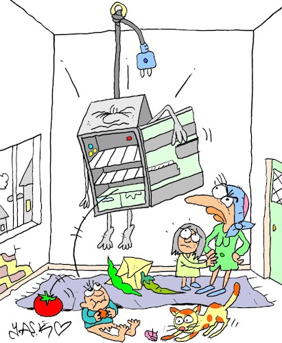 Cartoon: economic failure (medium) by yasar kemal turan tagged economic,failure