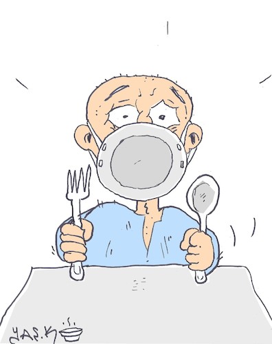 Cartoon: empty plate (medium) by yasar kemal turan tagged empty,plate