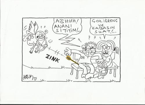 Cartoon: eros (medium) by yasar kemal turan tagged eros