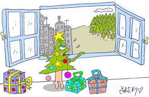 Cartoon: everything is actually nice (medium) by yasar kemal turan tagged everything,is,actually,nice