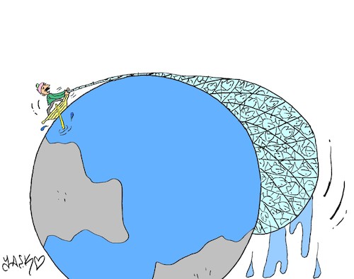 Cartoon: fish of the world (medium) by yasar kemal turan tagged fish,of,the,world