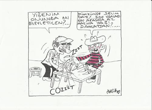 Cartoon: fredi (medium) by yasar kemal turan tagged fredi