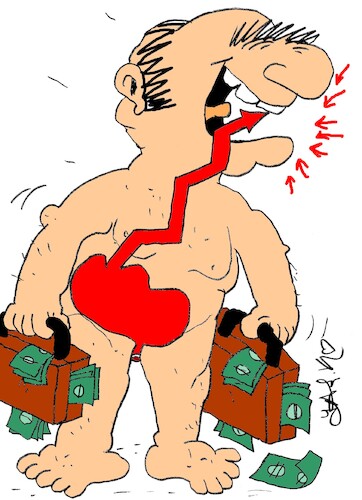 Cartoon: glutton (medium) by yasar kemal turan tagged glutton