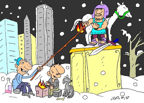 Cartoon: good people (medium) by yasar kemal turan tagged good,people