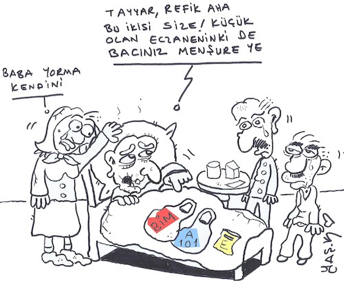 Cartoon: heritage (medium) by yasar kemal turan tagged heritage