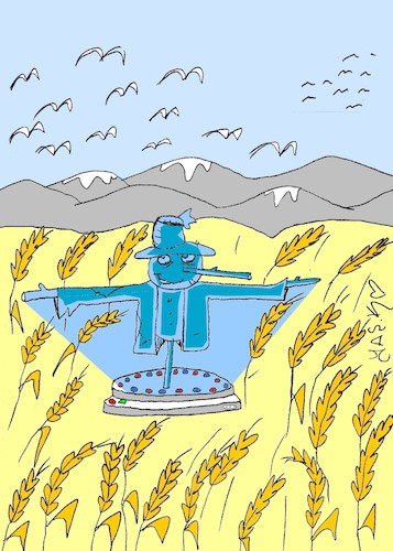 Cartoon: hologram (medium) by yasar kemal turan tagged hologram