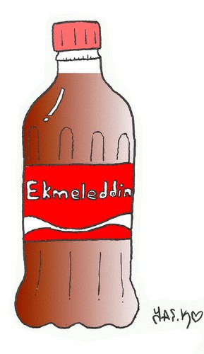 Cartoon: Ekmeleddin (medium) by yasar kemal turan tagged ihsanoglu