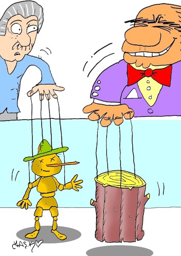Cartoon: imposition (medium) by yasar kemal turan tagged imposition
