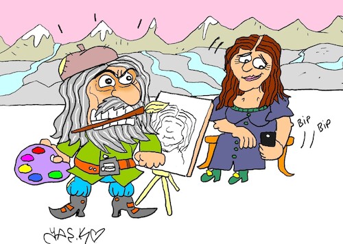 Cartoon: instant media (medium) by yasar kemal turan tagged instant,media